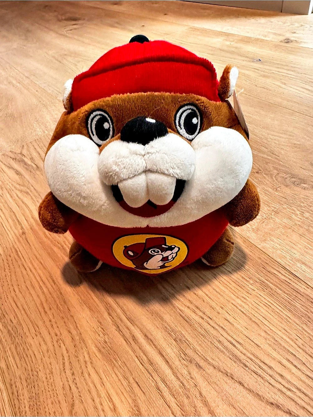 Buc-ee's Bucky the Beaver Mascot Plush Red & Brown NWT